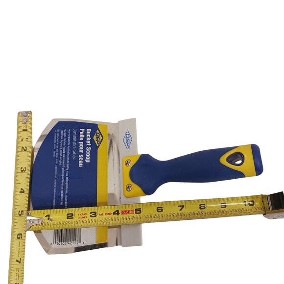 QEP Bucket SCOOP Hand Tool For Cement Work Mixer 10.5" L x 6.5"W Comfort Handle - Picture 15 of 16